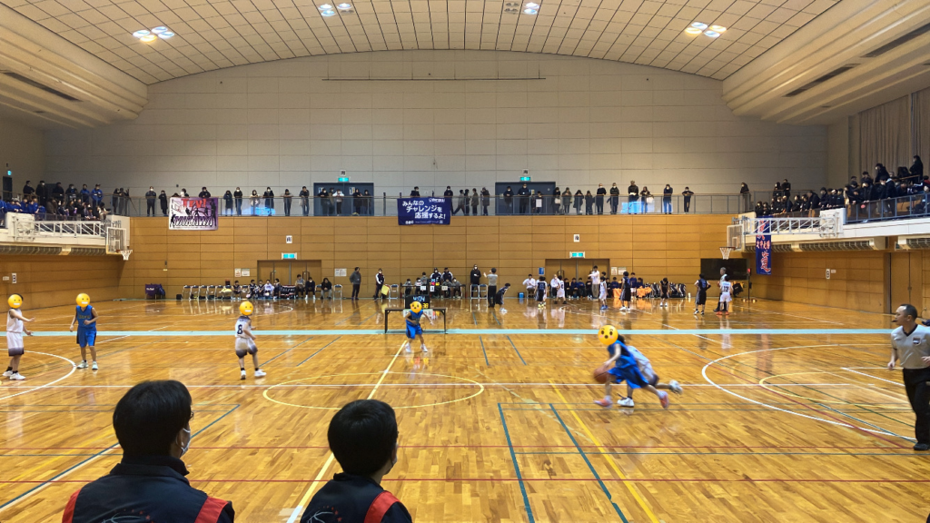 ミニバスケットボール新人戦兼watarai杯の様子