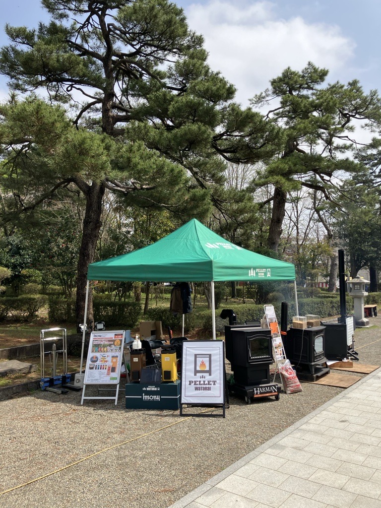 昨年の出展ブースの様子(昼)